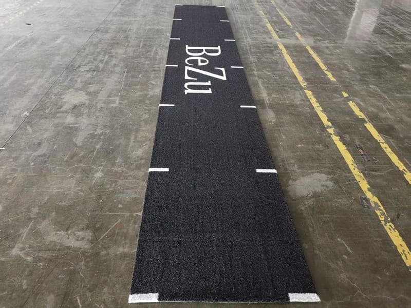 diagramma di supporto della fibra del tappeto erboso denso